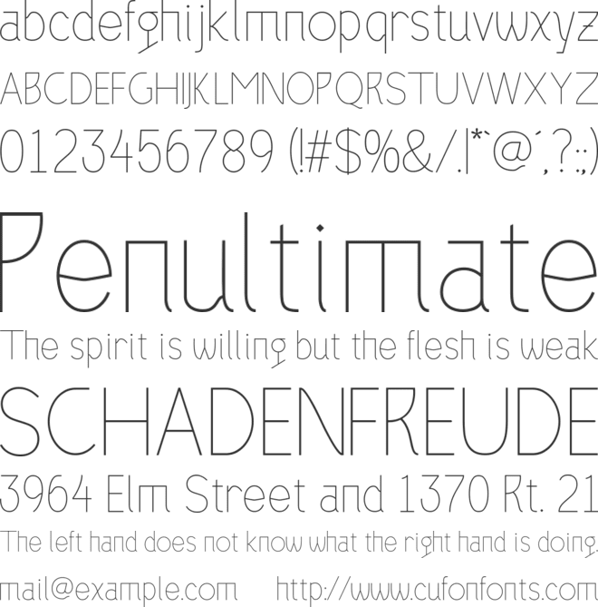 Alazne font preview