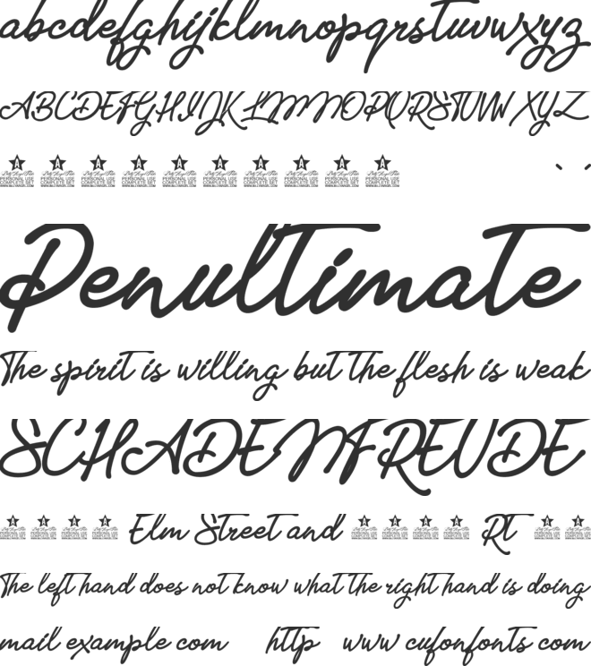 Pumpkins Personal Use font preview
