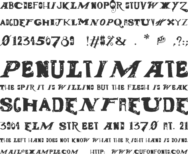 Dude Ranch font preview