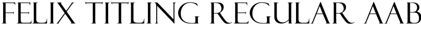 Felix Titling font download