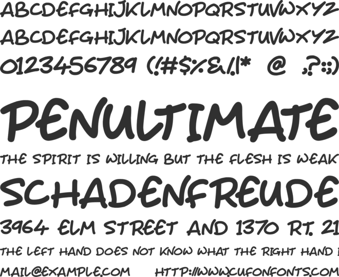 Juice Monster font preview