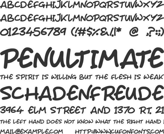 Juice Monster font preview