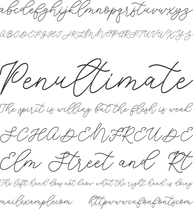 Jean Jingga font preview