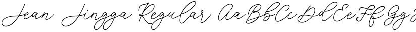 Jean Jingga font download
