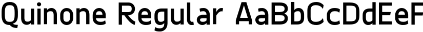 Quinone Regular font