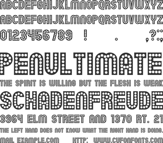 Chicago font preview