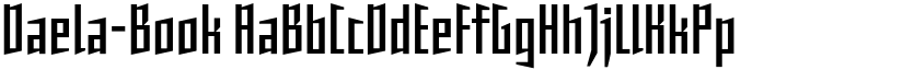 Daela-Book font