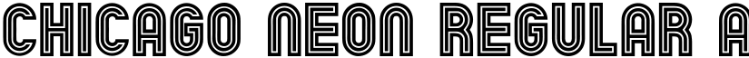 Chicago Neon Regular font
