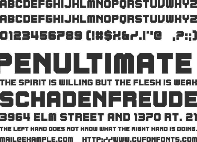 Younger Love font preview