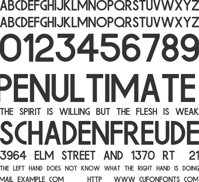 Meraki font preview