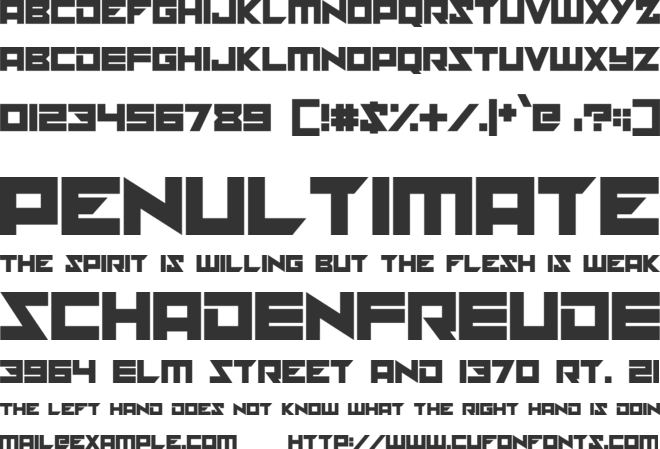 solaria font preview