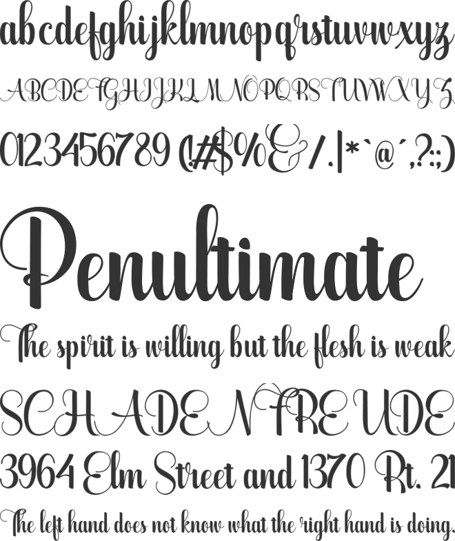 WolfBanePro font preview