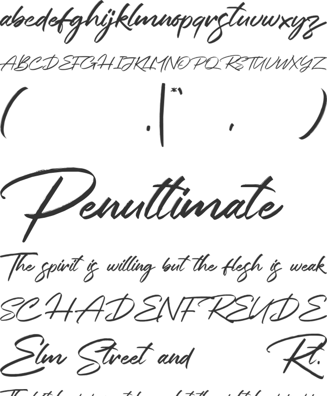 Chalifor Dalsatic VEKTOR font preview