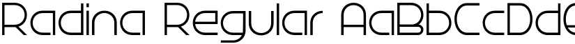 Radina Regular font