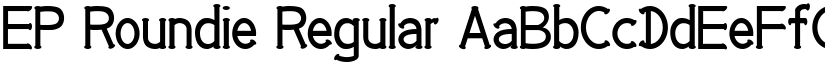 EP Roundie Regular font