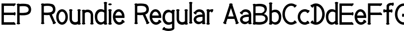 EP Roundie Regular font