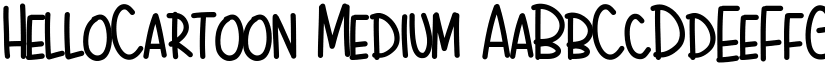 HelloCartoon Medium font