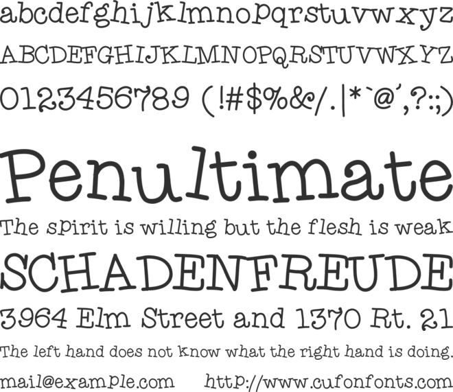 HelloTypeHype font preview
