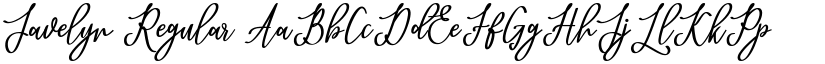 Javelyn Regular font
