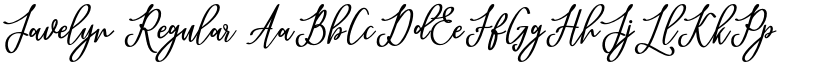 Javelyn Regular font