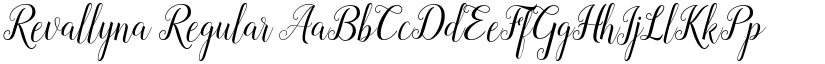 Revallyna Regular font