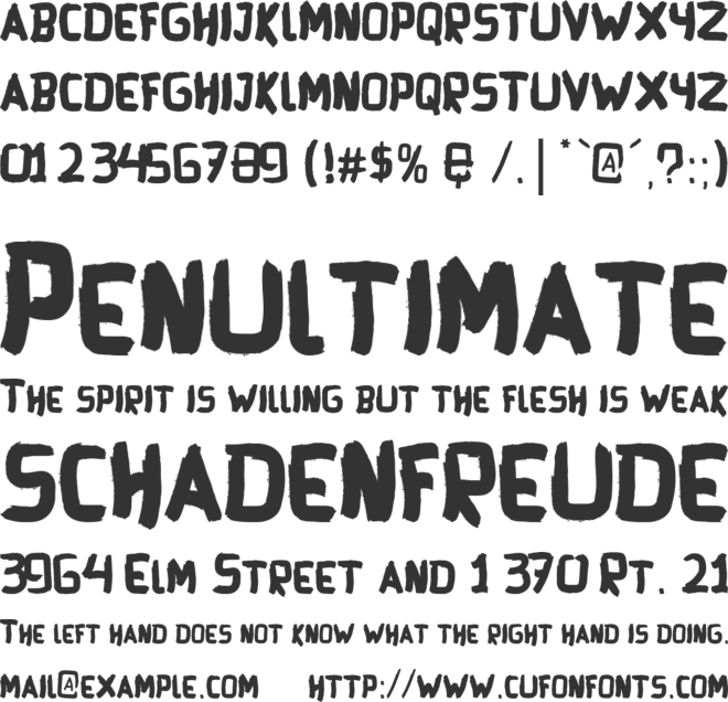 Explore font preview