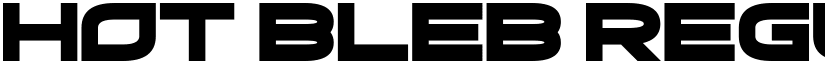 Hot Bleb Regular font