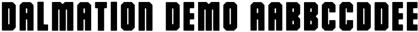 Dalmation Demo font