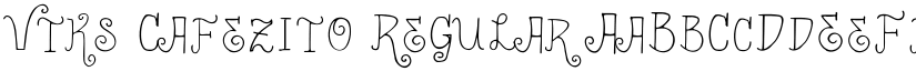Vtks Cafezito Regular font