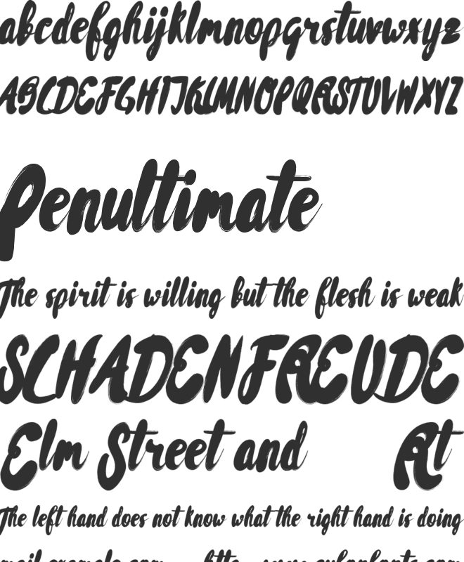 Rissa Typeface font preview