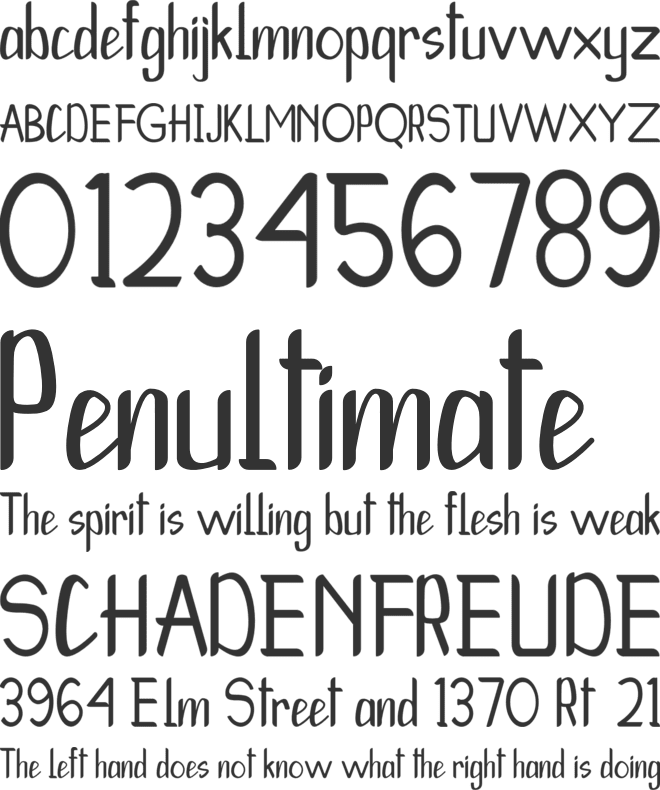 The Leviathan font preview