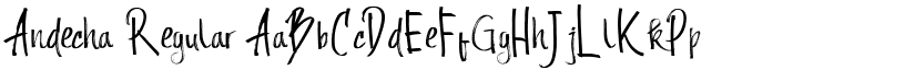 Andecha font download