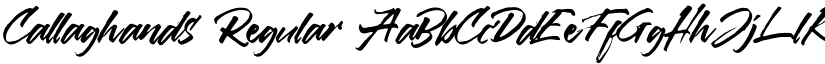 Callaghands font download
