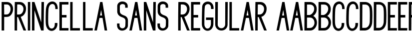 Princella Sans Regular font