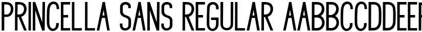 Princella Sans Regular font