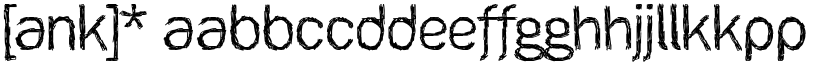 [ank]* font