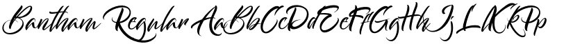 Bantham Regular font