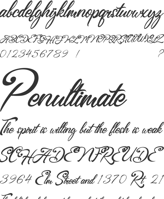 Browzko font preview