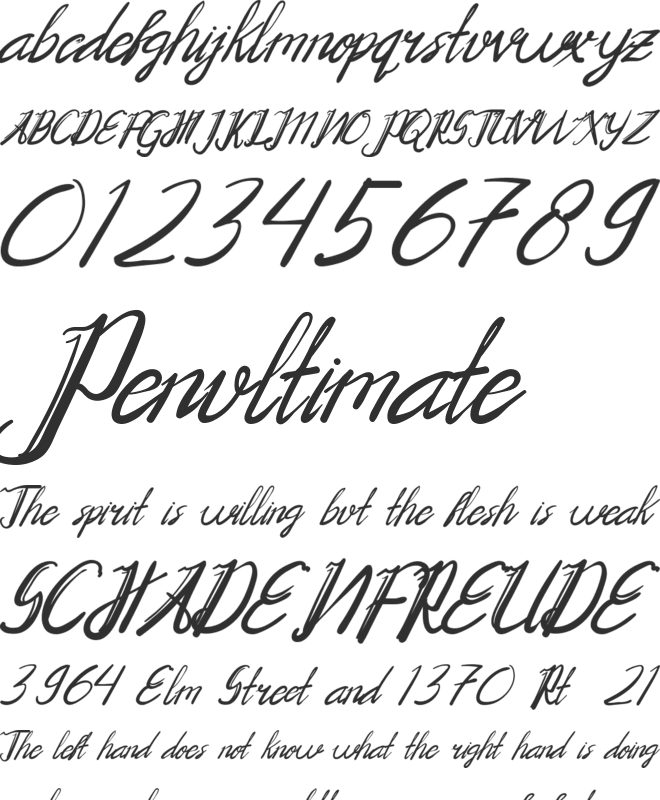 Chrystalic font preview