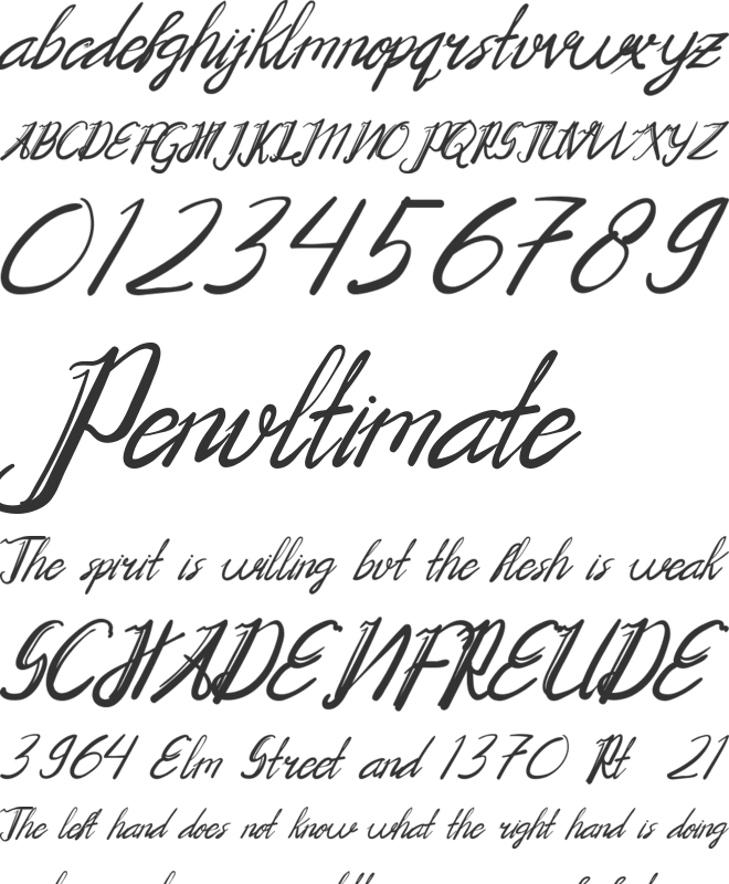 Chrystalic font preview