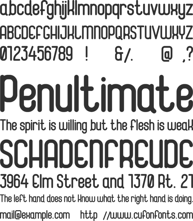 Magneum font preview