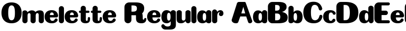 Omelette Regular font