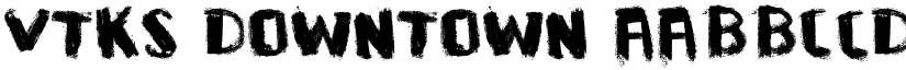 VTKS DOWNTOWN font