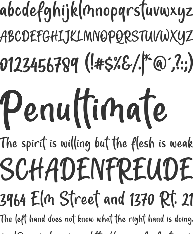 Jotilla font preview