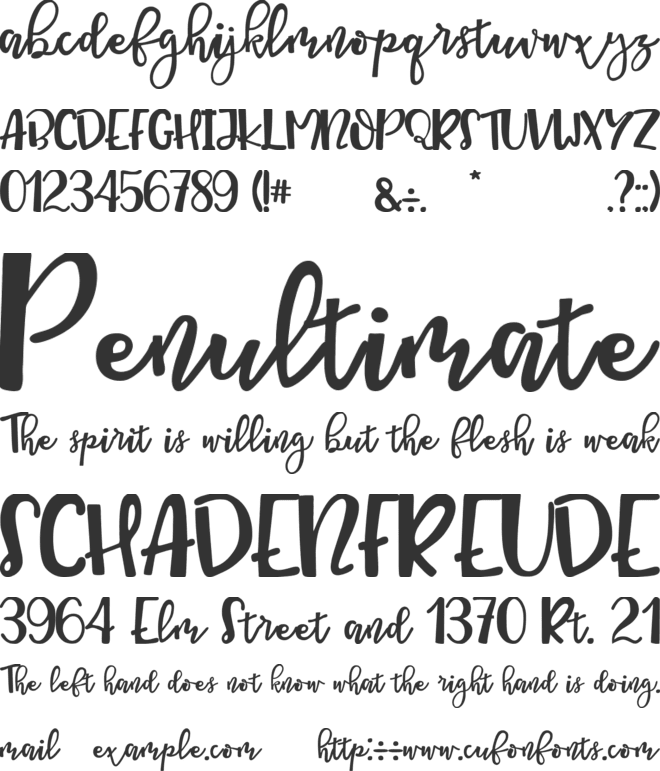 Queen Mataram font preview