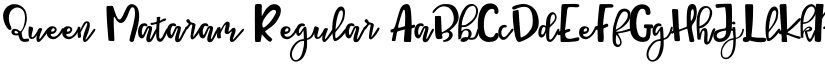 Queen Mataram Regular font