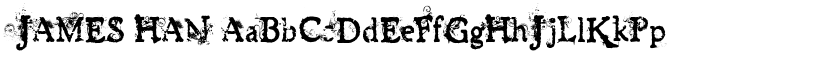 JAMES HAN font