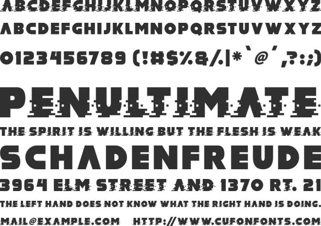MAD hacker font preview