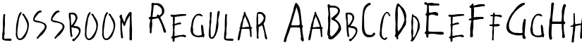 lossboom font download