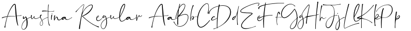 Ayustina Regular font